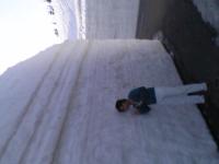 八幡平　雪壁
