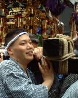 お祭り混む