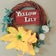 yellow lily**オリジナル刺繍の子ども用二部式浴衣・着物・布小物
