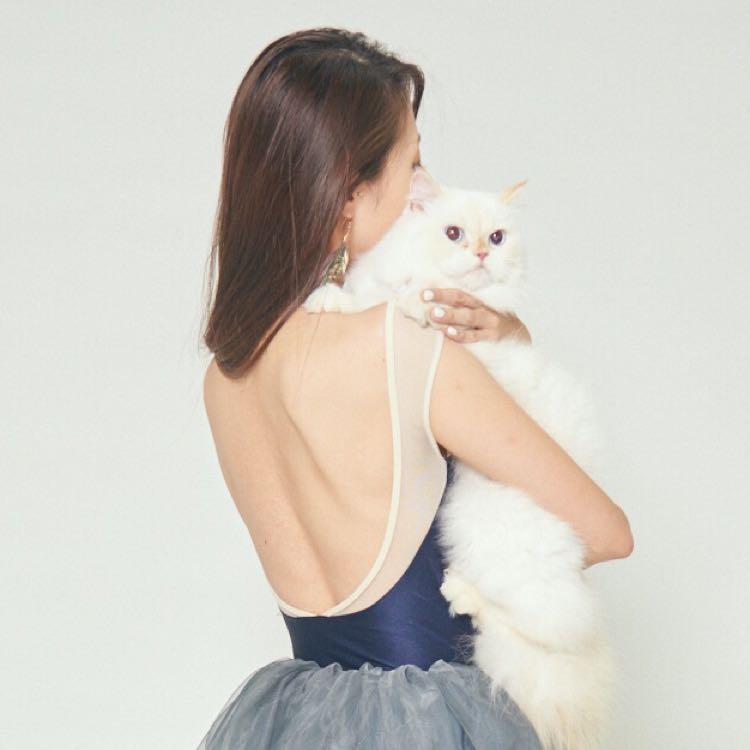 【新品同様】unoa レオタード Mサイズ Restless colors-碧-】Sleeve & No sleeve design - Balletwear