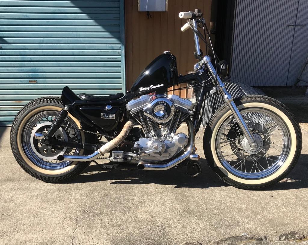 スポーツスターにリジットサス装着しましたが(T ^ T) | スポーツ