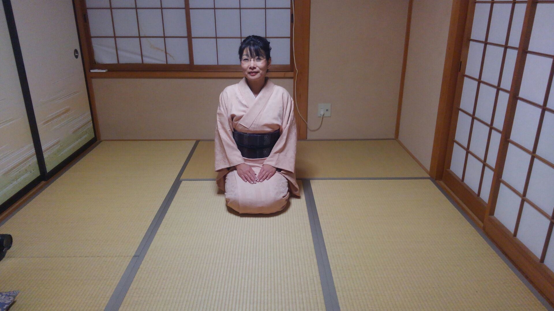 如心斎好 曳舟の画 風炉先屏風 | 浜松 茶の湯 浅葱庵（せんそう庵）