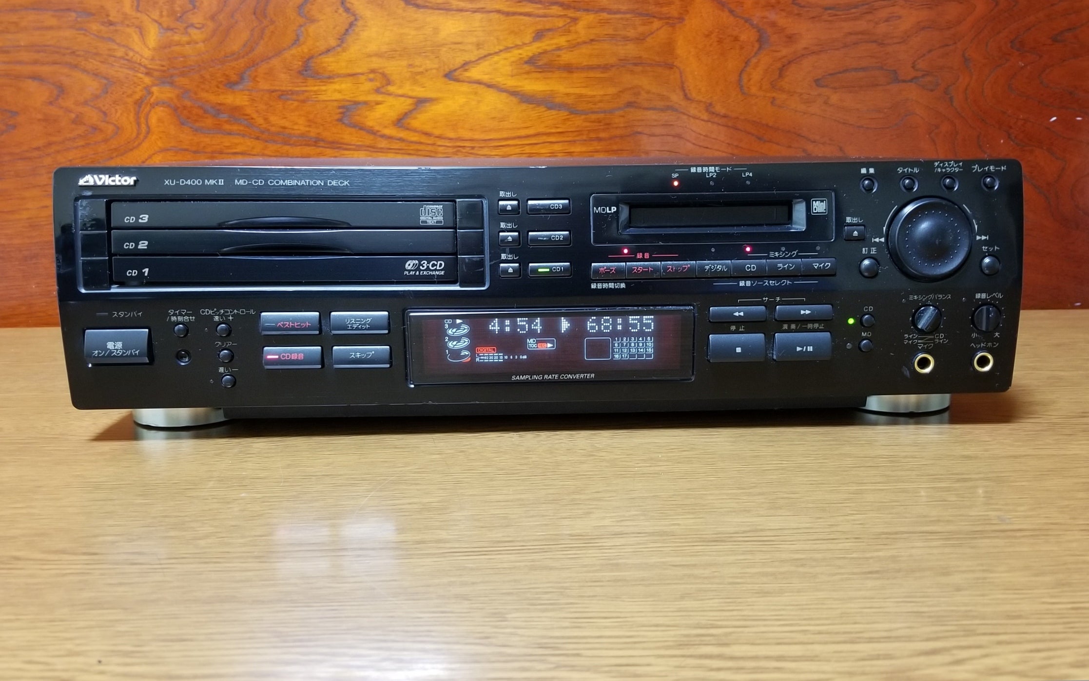 DENON DMD-201SA　MDデッキ　MDプレーヤー/レコーダー MD レコーダー DENON DMD-201SA MDLP対応 録音良好・完動品