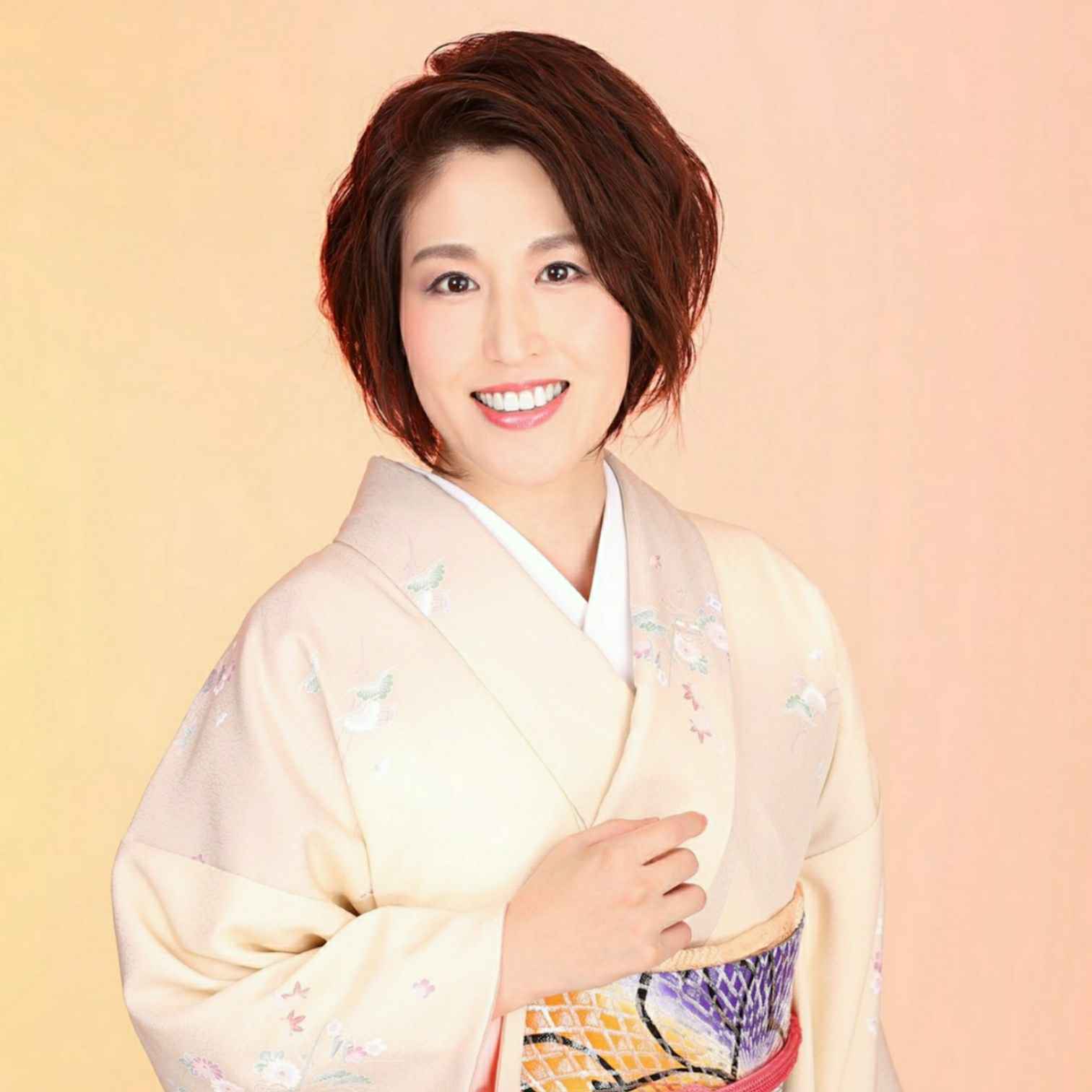 貴重 B2大 ポスター　演歌　五島つばき　君への伝言 長崎県五島署が地元演歌歌手モデルの鍵掛け広報啓発用ポスターを