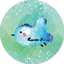 画像 三日月と青い鳥とインディゴのユーザープロフィール画像