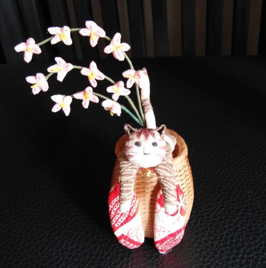 笠地蔵 | ちりめん細工作品集〜工芸作家・高山房江〜