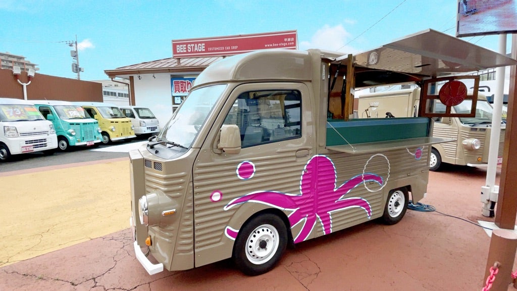 花屋の移動販売車(電飾付) 人を明るく幸せな気分にする♡移動販売車 | キッチンカー製作