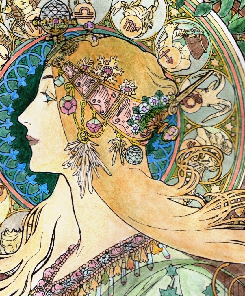 MUCHA 1900年パリ万国博覧会オーストリア館のポスター | mucha202108の