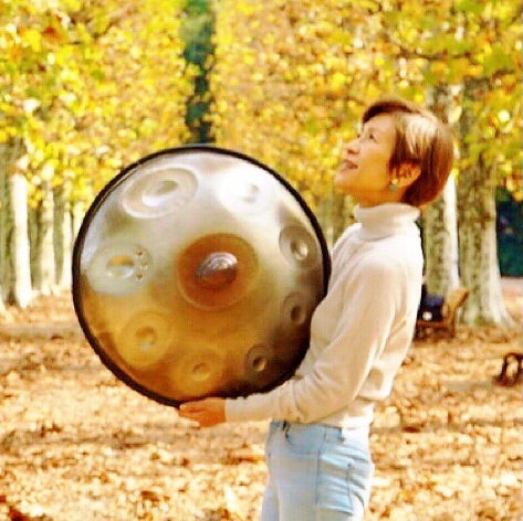 shanti曼荼羅 ハンドパン 曼荼羅 17 Notes Handpan 2-in-1 Scales D minor Instrument Pantam