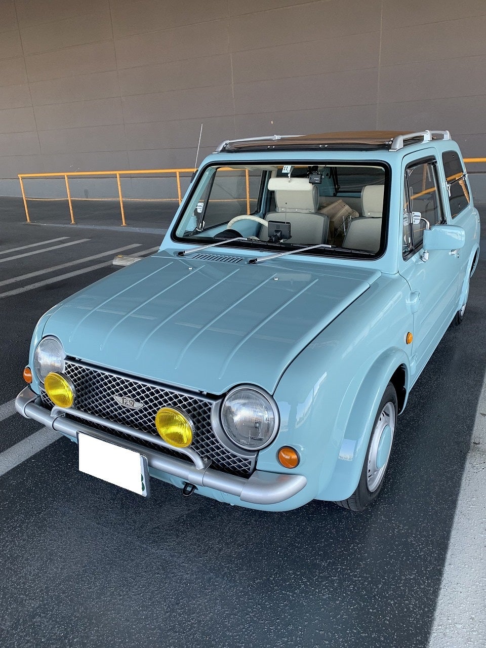 パオのインパネカバー、トノカバー、シートカバーが完成