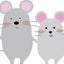 🐭ねずみ年親子🐹のサムネイル