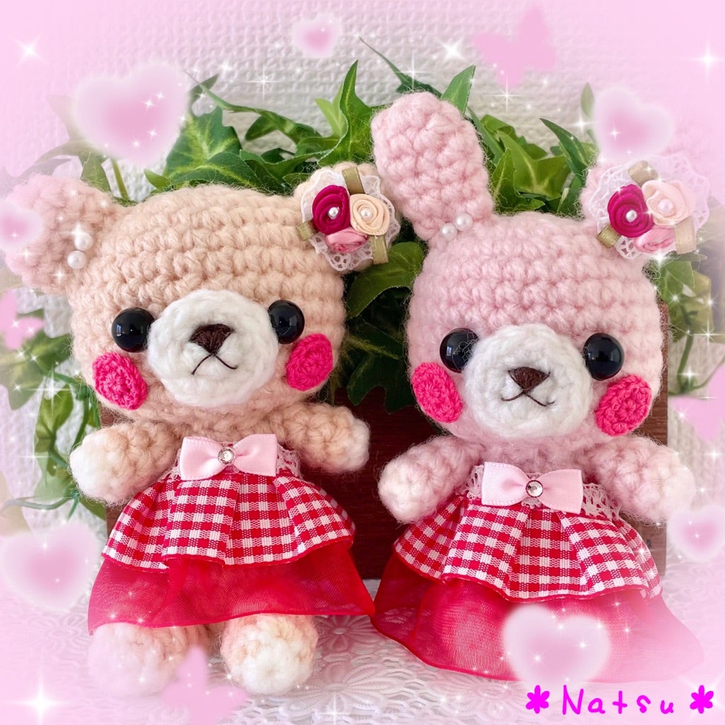 あみぐるみヘアゴム完成しました♡ | ＊Natsu＊のブログ