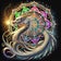 岩手県　開運龍曼荼羅図を描く☆majyonopastel