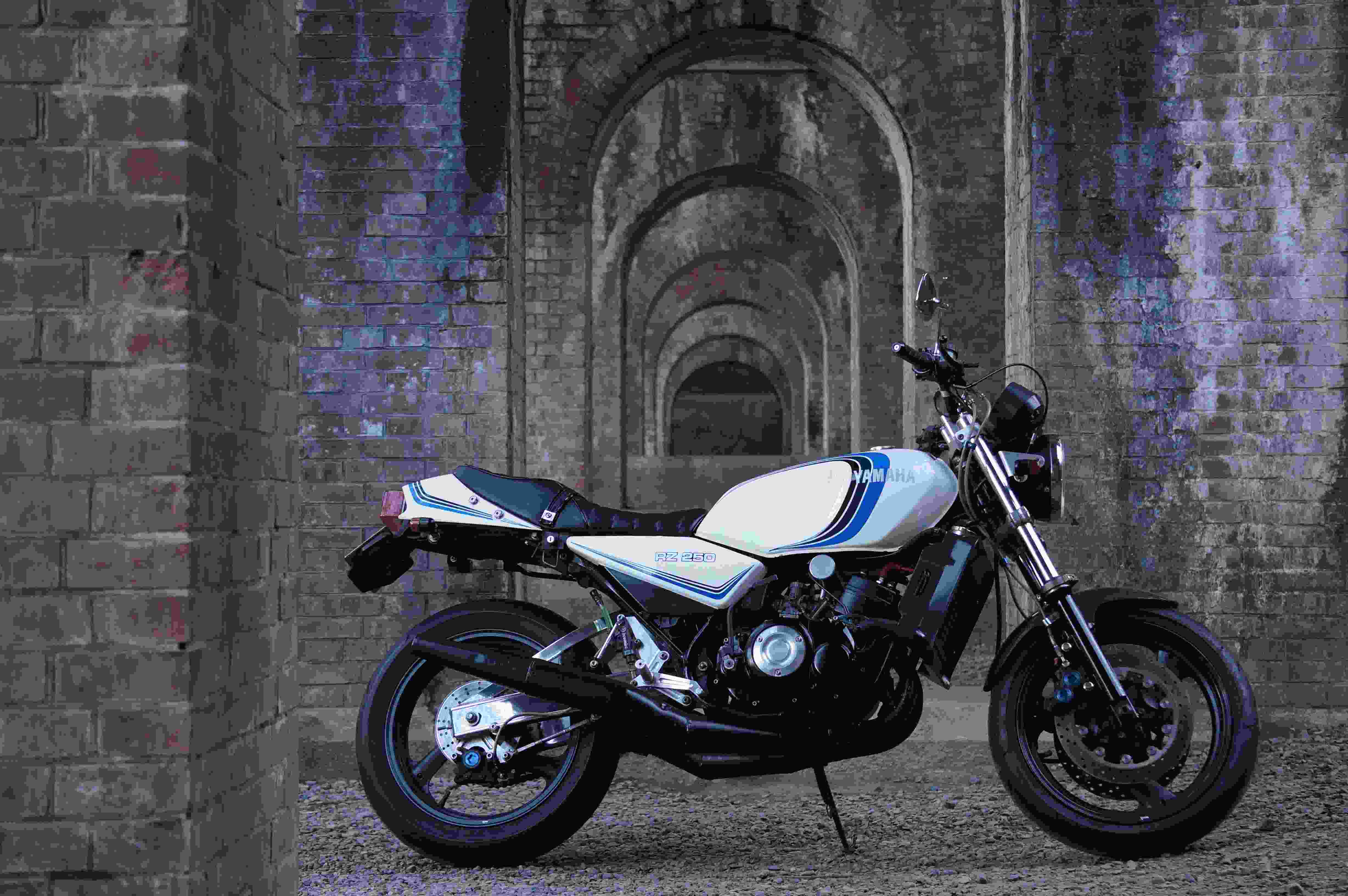 RZ250 RZ350 カスタム 流用 足回り ポン付け XJR フロント